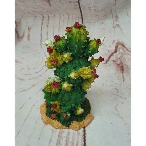 Rabbit Disguised as Cactus Figurine - Unique Easter Home Decor - Picture 4 of 9